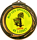 Ophidiens motorcycle rally badge from Jean-Francois Helias