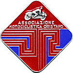 Oristano motorcycle rally badge from Jean-Francois Helias