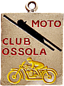 Ossola motorcycle rally badge from Jean-Francois Helias
