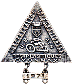 Oyonnax motorcycle rally badge from Jean-Francois Helias