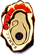Oyster motorcycle rally badge from Jean-Francois Helias