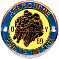Australian GP motorcycle race badge from Jean-Francois Helias