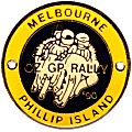 Australian GP motorcycle race badge from Jean-Francois Helias