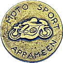 Pamiers motorcycle rally badge from Jean-Francois Helias