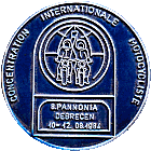 Pannonia motorcycle rally badge from Jean-Francois Helias