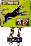 Panther motorcycle rally badge from Jean-Francois Helias