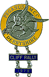 Cliff motorcycle rally badge from Jean-Francois Helias