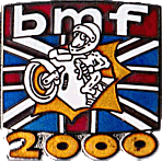 Peterborough motorcycle rally badge from Rachel Crossley