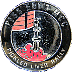 Pickled Liver motorcycle rally badge from Jean-Francois Helias