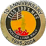 Pickled Liver motorcycle rally badge