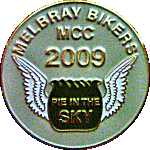 Pie In The Sky motorcycle rally badge