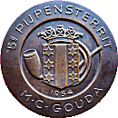 Pijpensterrit Gouda motorcycle rally badge from Jean-Francois Helias