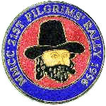 Pilgrims motorcycle rally badge from Terry Reynolds