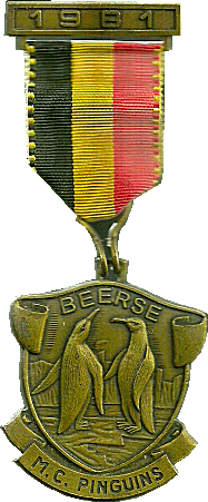 Pinguins motorcycle rally badge from Rob and Marjan Karten