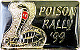 Poison motorcycle rally badge from Jean-Francois Helias