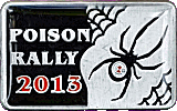 Poison motorcycle rally badge from Jean-Francois Helias