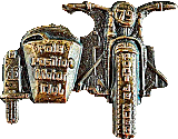 Pont de Suert motorcycle rally badge from Jean-Francois Helias
