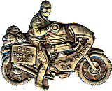 Pont de Suert motorcycle rally badge from Jean-Francois Helias