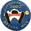 Poser motorcycle rally badge from Jean-Francois Helias