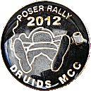 Poser motorcycle rally badge from Jean-Francois Helias