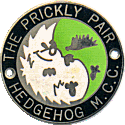 Prickly Pair motorcycle rally badge from Dave Cooper