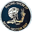 Racing Show motorcycle show badge from Jean-Francois Helias