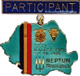 FIM Rallye motorcycle rally badge from Ben Crossley