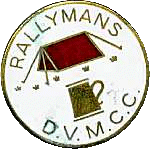Rallymans motorcycle rally badge from Ted Trett