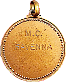 Ravenna motorcycle rally badge from Jean-Francois Helias