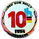 Red Gum motorcycle rally badge from Jean-Francois Helias