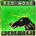 Red Nose motorcycle rally badge from Graham Mills