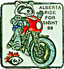 Ride For Sight motorcycle run badge from Jean-Francois Helias