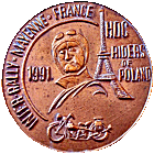 Riders Of Poland motorcycle rally badge from Jean-Francois Helias