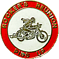 Rockers Reunion motorcycle rally badge from Jean-Francois Helias
