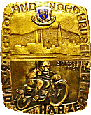 Roland Nordhausen motorcycle rally badge from Jean-Francois Helias