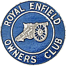 Royal Enfield OC motorcycle club badge from Jean-Francois Helias