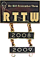 Ride To The Wall motorcycle run badge from Jean-Francois Helias