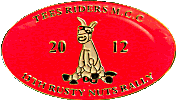 Rusty Nuts motorcycle rally badge from Jean-Francois Helias