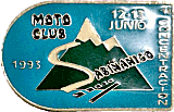 Sabinanigo motorcycle rally badge from Jean-Francois Helias