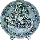 Saint Hylaire motorcycle rally badge from Jean-Francois Helias