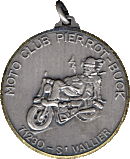Saint Vallier motorcycle rally badge from Jean-Francois Helias