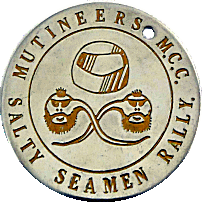 Salty Seamen motorcycle rally badge