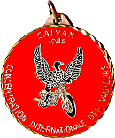Salvan motorcycle rally badge from Jean-Francois Helias