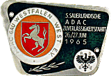 Sauerländische Zuverlässigkeitsfahrt motorcycle rally badge from Jean-Francois Helias