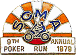 SCMA Poker motorcycle run badge from Jean-Francois Helias