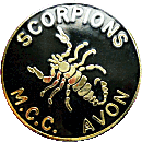 Scorpions MCC Avon motorcycle club badge from Jean-Francois Helias