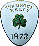 Shamrock motorcycle rally badge from Jean-Francois Helias