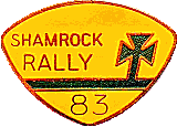 Shamrock motorcycle rally badge from Jean-Francois Helias