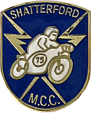 Shatterford MCC motorcycle rally badge from Jean-Francois Helias