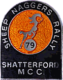 Sheep Naggers motorcycle rally badge from Jan Heiland